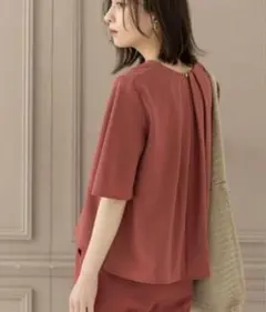 OPAQUE.CLIP　半袖ブラウス