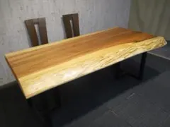 パープルハート 一枚板 カウンター ベンチ ウォールナット モンキー