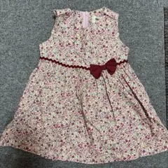花柄ノースリーブワンピース 90cmのサムネイル