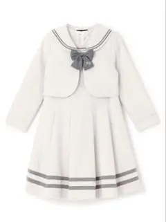 mezzo piano セーラーカラーアンサンブル　ワンピ