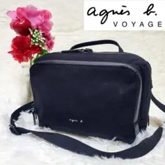 極美品❤️アニエスベー ボヤージュ ショルダーバッグ ナイロン サコッシュ 軽量