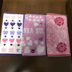 ANNA SUI タオルハンカチ3枚セット