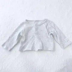 【極美品】PETIT BATEAU プチバトー リブカーディガン 長袖 60cm
