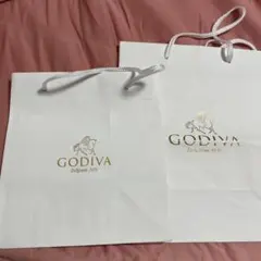 GODIVA ショップ袋 2枚セットのサムネイル