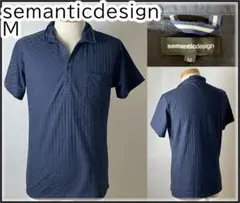 ★semanticdesign セマンティック デザイン 半袖 ポロシャツ Mのサムネイル
