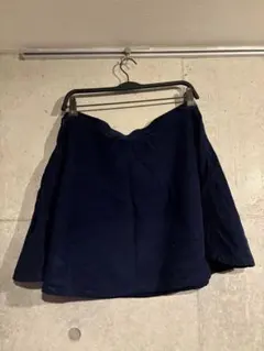 American Apparel ネイビー コーデュロイ フレアスカート
