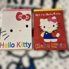 ハローキティ メモ帳2冊セット　2006.2007