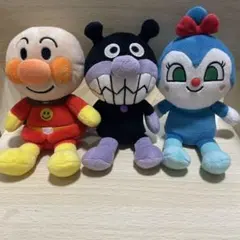 【美品】アンパンマン ぬいぐるみ プリちぃビーンズセット