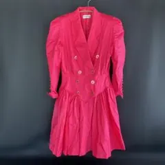 古着　ヴィンテージ レトロ　ワンピース　日本製　バブル期　当時物　9号