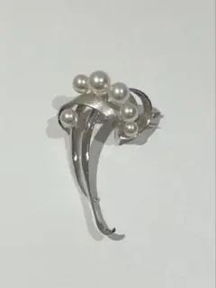 2.【極美品】TASAKI 田崎真珠　本真珠 パールブローチ 6珠