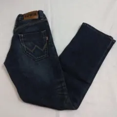 EDWIN ダークブルー ストレートパンツ 140のサムネイル