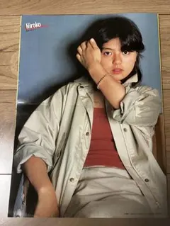 薬師丸ひろ子／Windy Boy 新品 店頭告知ポスター 80年代当時物シングル