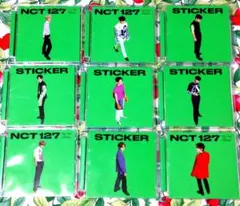 NCT127 STICKER メンバー全形態 ジュエルケース 韓国盤CDアルバム