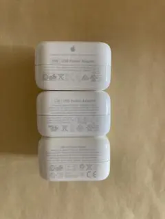 Apple 純正 10W 、12WUSBパワーアダプタ充電器 3個
