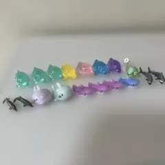 海の生き物 バスボールフィギュア 17点セット