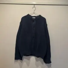 LIDNM ネイビー カーディガン Sサイズのサムネイル