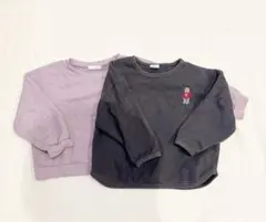 韓国ブランド　長袖トレーナー2枚セット M