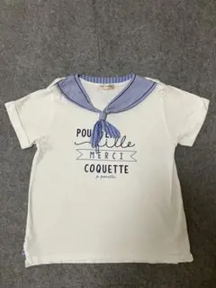 pom ponette junior セーラーカラー Tシャツ LL165