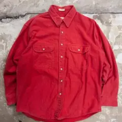 90s ST JOHN'S BAY シャモアクロスシャツ メンズXL