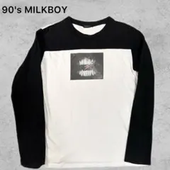 【希少】80's 90's MILKBOY ロングtシャツ 裏原のサムネイル
