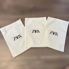 ZARA ザラ　巾着袋 3枚セット ショップ袋のサムネイル