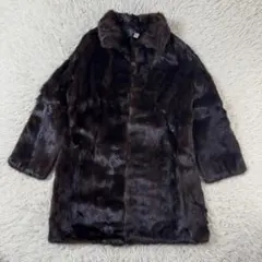 【美品】サガミンク　金サガ　リアルファー　ファーコート　本毛皮