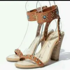 新品＊定価13650円 スタッズエスニックサンダル ラグナムーン