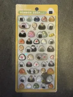 ボンボンドロップ シール　おにぎり　和柄