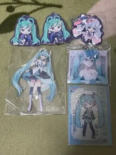 初音ミク マジカルミライ ラバーキーホルダー アクリルスタンド グッズセット