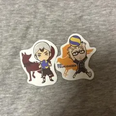 ハイキュー!! スシローコラボ 北信介 月島蛍 ステッカー