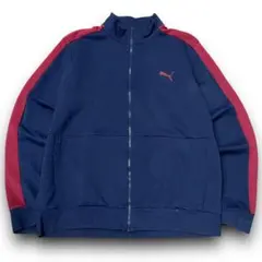 A*T様 【L】PUMA プーマ 刺繍ロゴ トラックジャケット ラグランスリーブ