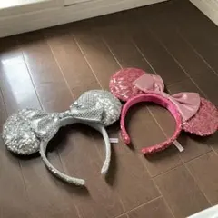 ディズニー ミッキー耳カチューシャ 2色セット