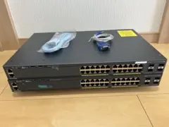 CCNA、CCNP】スタック2台ciscoL2スイッチWS-C2960X - メルカリ