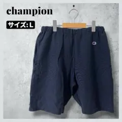 Champion リバースウィーブ ショーツパンツ ハーフパンツ ネイビー Lのサムネイル