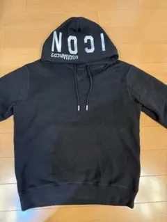 【美品・正規品】DSQUARED2 ICON ロゴ パーカー ブラック