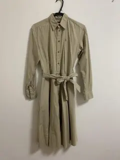 ポロラルフローレンシャツワンピースベル ト刺繍 0