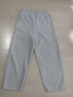 【美品】ユニクロC　スウェットワイドパンツ　グレー　メンズS