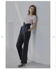 aimeine エメイン 2wayウエストセミフレアパンツ - メルカリ