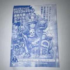 ☆高騰中！未開封☆ワンピースカード ルフィ：週刊少年ジャンプ付録 P