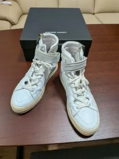 PIERRE HARDY 42 ハイカットスニーカー ホワイトのサムネイル