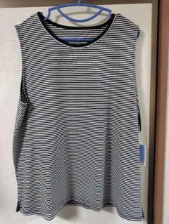 5L シロクロ ストライプ タンクトップ