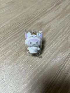 シークレットフロッキーマスコットチャーム　モモンガ　クロミ　ちいかわ　サンオリ