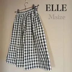 ELLE スカート　ギンガムチェック