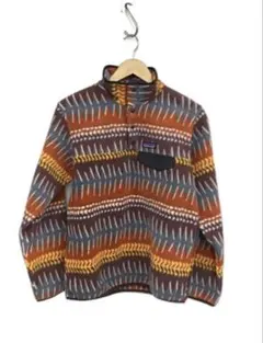 Patagonia　パタゴニアシンチラスナップT 　総柄　アリゲーター　USA製 Patagonia パタゴニアシンチラスナップT 総柄 アリゲーター USA製