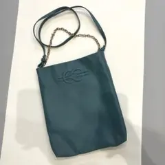 アムーアンフィニ ラム皮キルティング ショルダーバッグ チェーン 