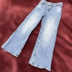 H&M キッズ　152サイズ　ワイドデニムパンツ