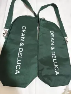 DEAN & DELUCAのペットボトルカバー、グリーン2個セット