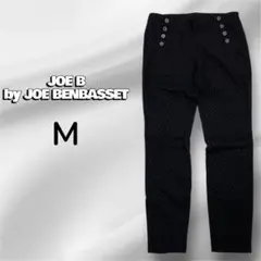 JOE B by JOE BENBASSET 総柄パンツ M ボタン ブラック