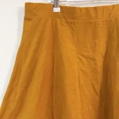 Forever 21 【2X】フレアスカート マスタード 春コーデ