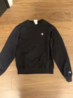 Champion スウェット トレーナー ブラック Sサイズ